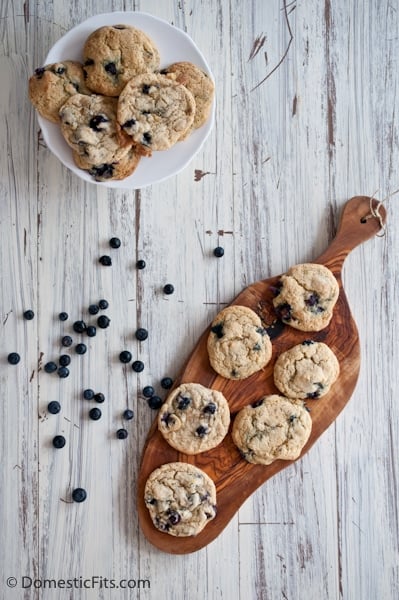 Chewy Lemon Blueberry Cookies5