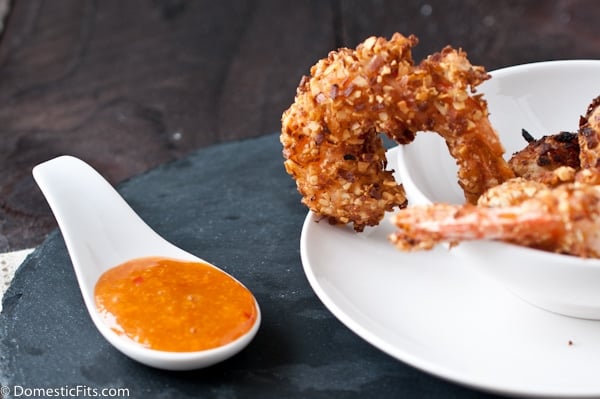 Shrimp Egg Rolls with Spicy Peanut Dipping Sauce - Life's Ambrosia