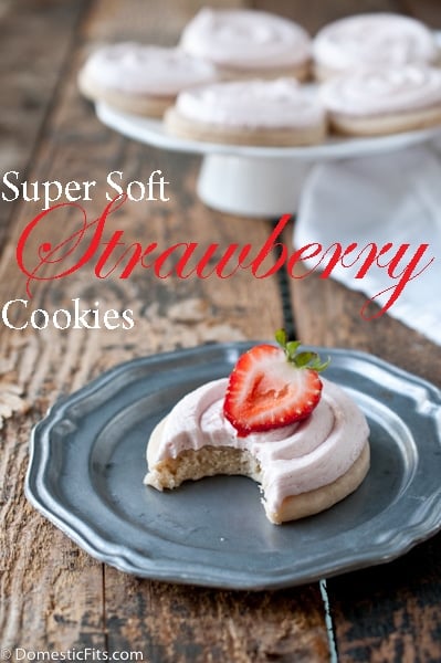 Super Soft Strawberry Cookies