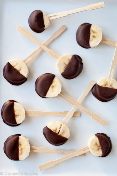 Perfect After School Snack: Chocolate Banana Pops