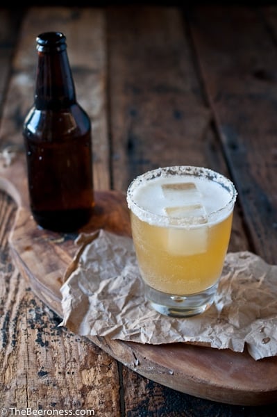 Golden Ale Beer Cocktail 