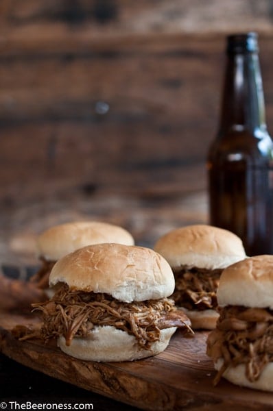 Pulled pork slow outlet cooker beer