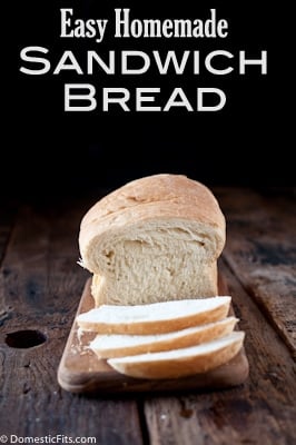 How to make easy homemade sandwich breadP