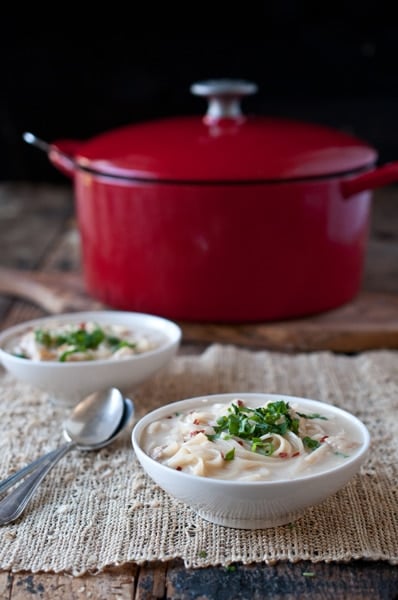 Skinny Thai Chicken Noodle Soup: 177 Calories