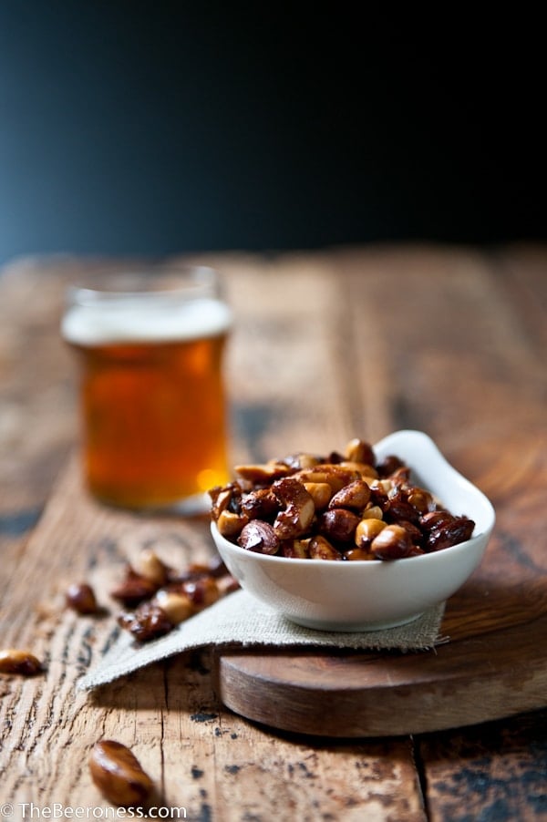 Beer and Sriracha Candied Nuts_