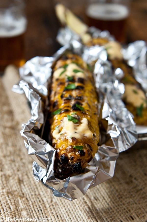 Sriracha Beer Butter Grilled Corn3