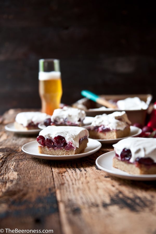 Fresh Vanilla cherry Cake