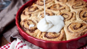 Twenty Minute Cinnamon Roll Beer Biscuits