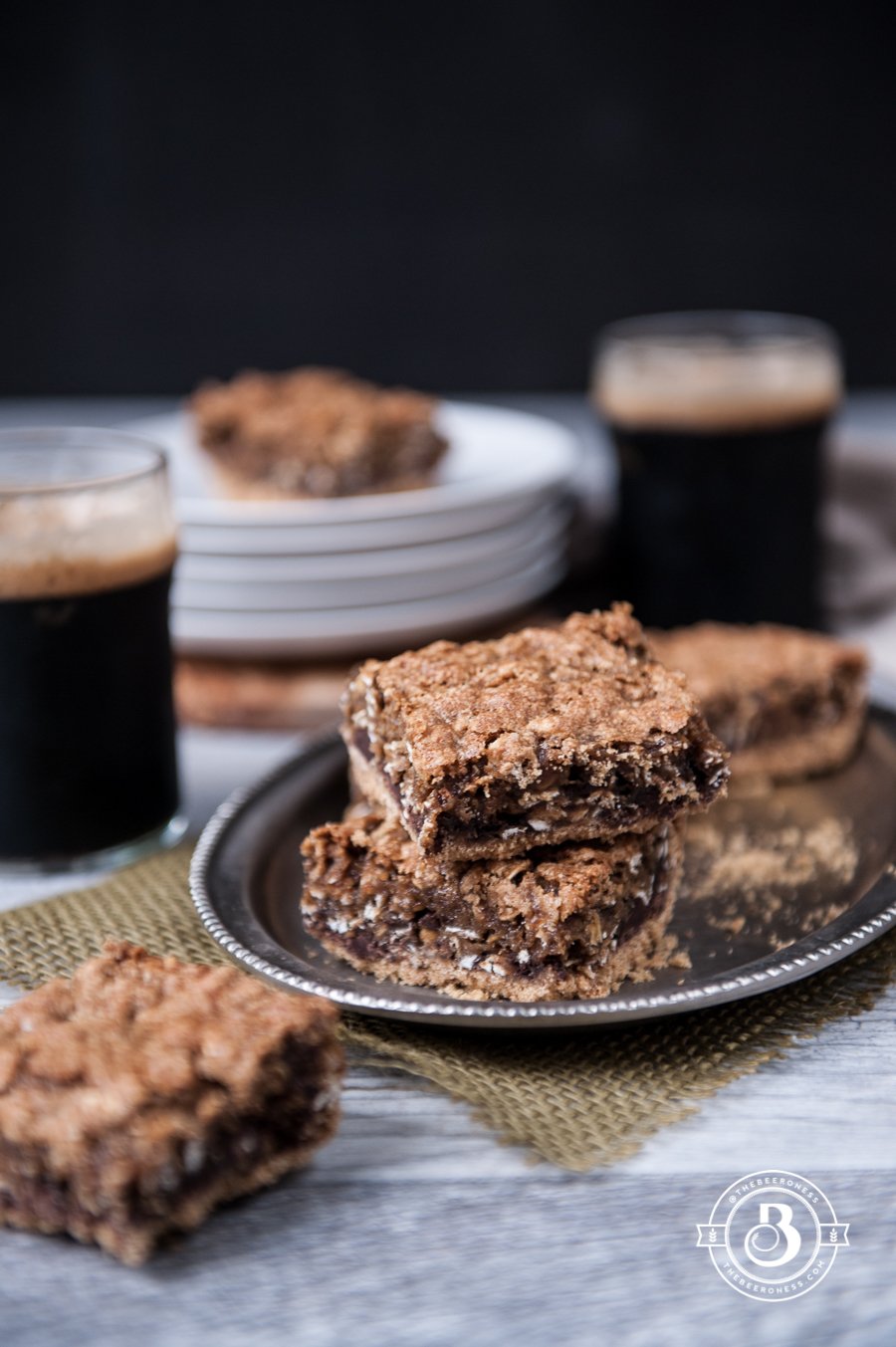 Oatmeal Stout Cookie Bars-1