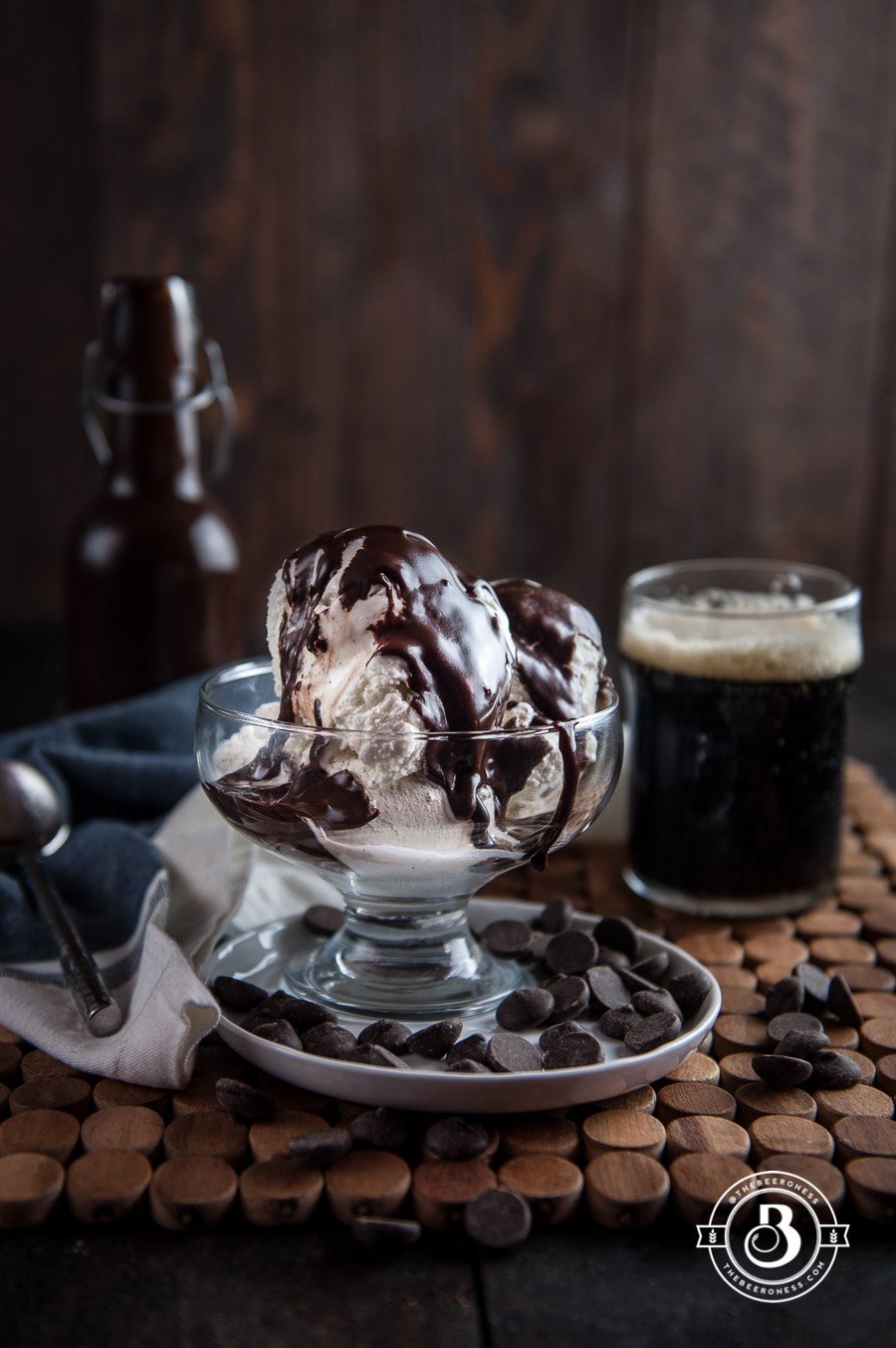Chocolate Stout Fudge Sauce. Three ingredients and SO good. Win at ice cream. 