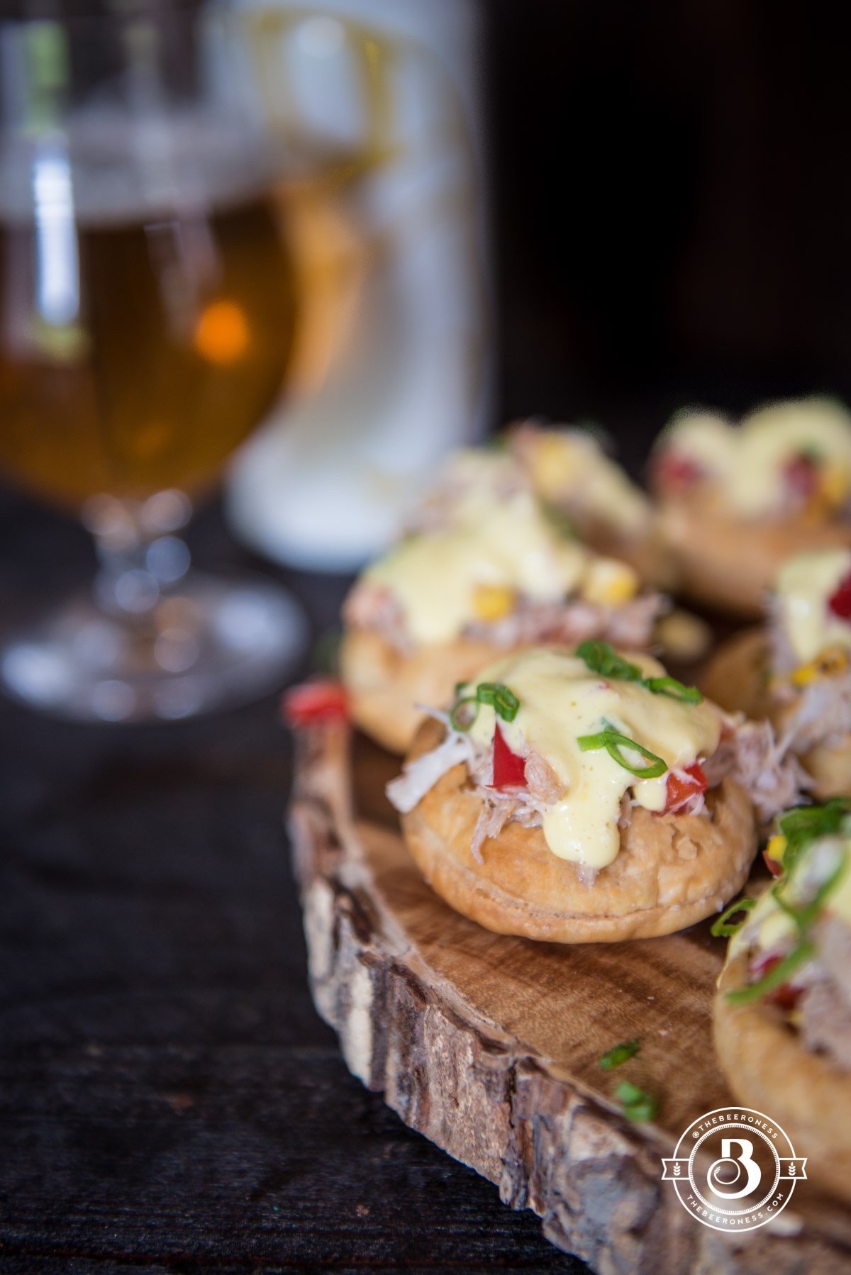 Crab Tarts with Saison Béarnaise Sauce 