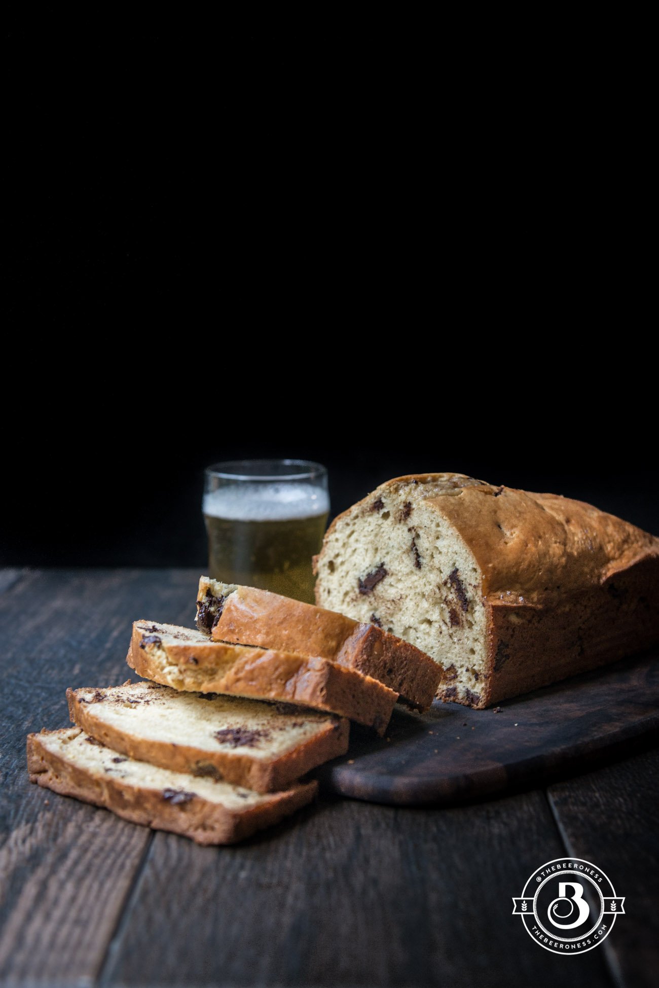 One Bowl Chocolate Chip Beer Bread