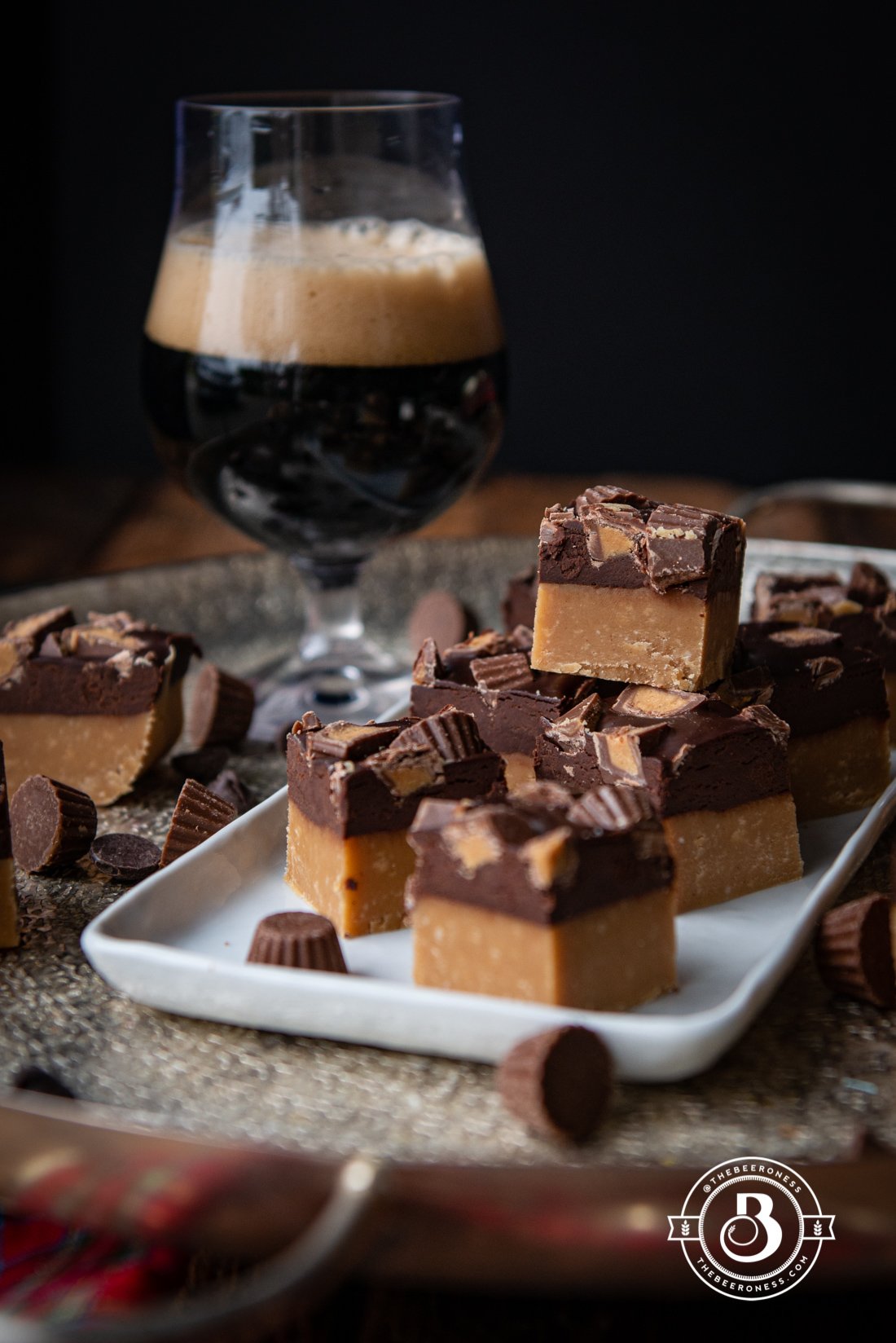 Peanut Butter Chocolate Stout Fudge - Domestic Fits