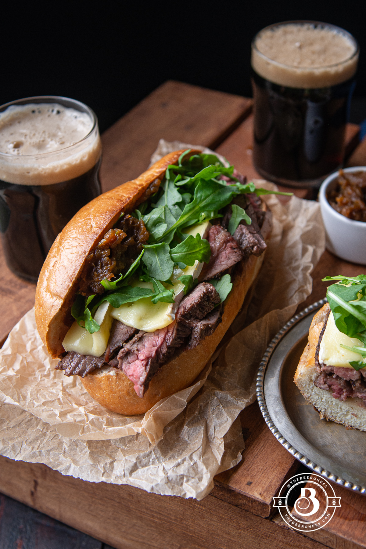 Sloppied Flank Steak Sandwiches Recipe