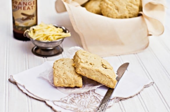 Oktoberfest Beer Recipe: Cheddar Beer Biscuits