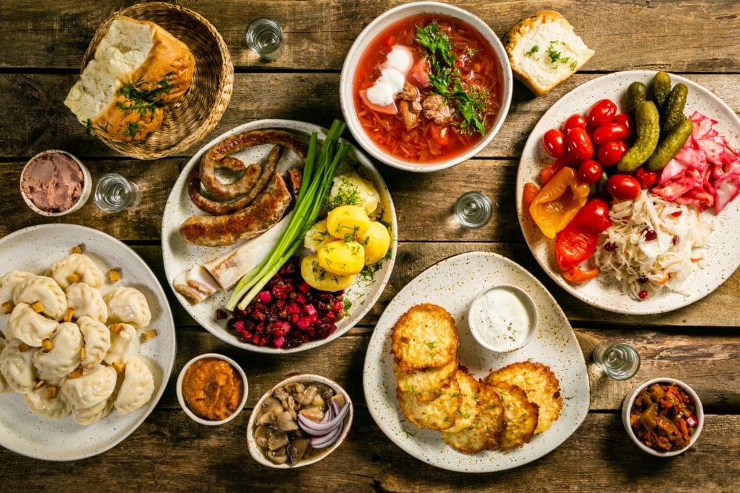 Kurnik  Traditional Savory Pie From Russia, Eastern Europe